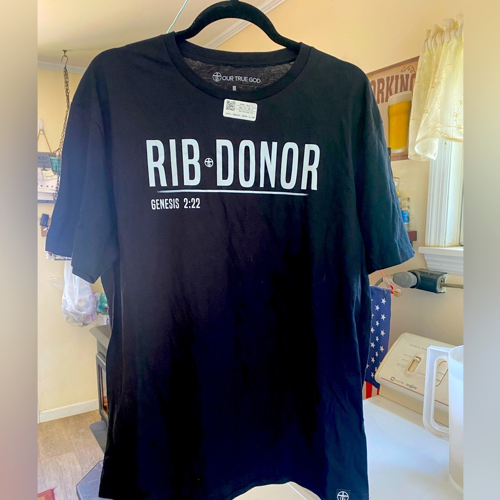 “Rib Donor” Men’s Large Short Sleeve T-shirt